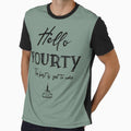 Copy of Hello Fourty, 40th Birthday Gift. A perfect gift to celebrate your thirtieth birthday with style. Black text version by illeN-Art-World