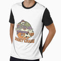 Spooky Sprint! Funny Skeleton Chasing Dog Halloween Tee by Clothesbest