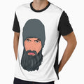 Mustache, Beard & Hairstyle t-shirt | men's t-shirt by KARTICK DUTTA
