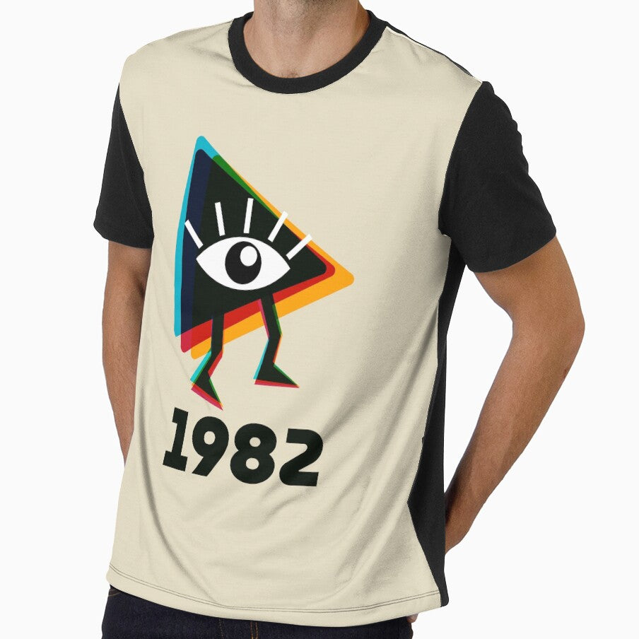 1982 Retro Play Icon Music Gaming Synthwave Art by ericcasar