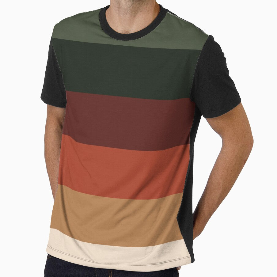 Retro Christmas Color Cascading Striped Pattern by thecooltable