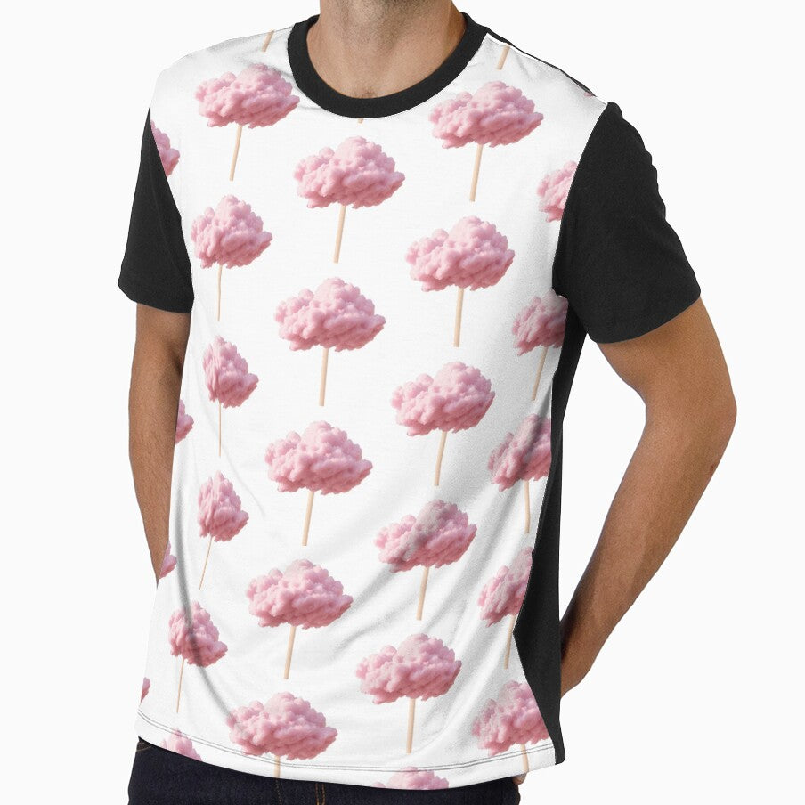 Pink Cotton Candy Cloud – Kawaii Pastel Cute Design by ChibiNekoSpace
