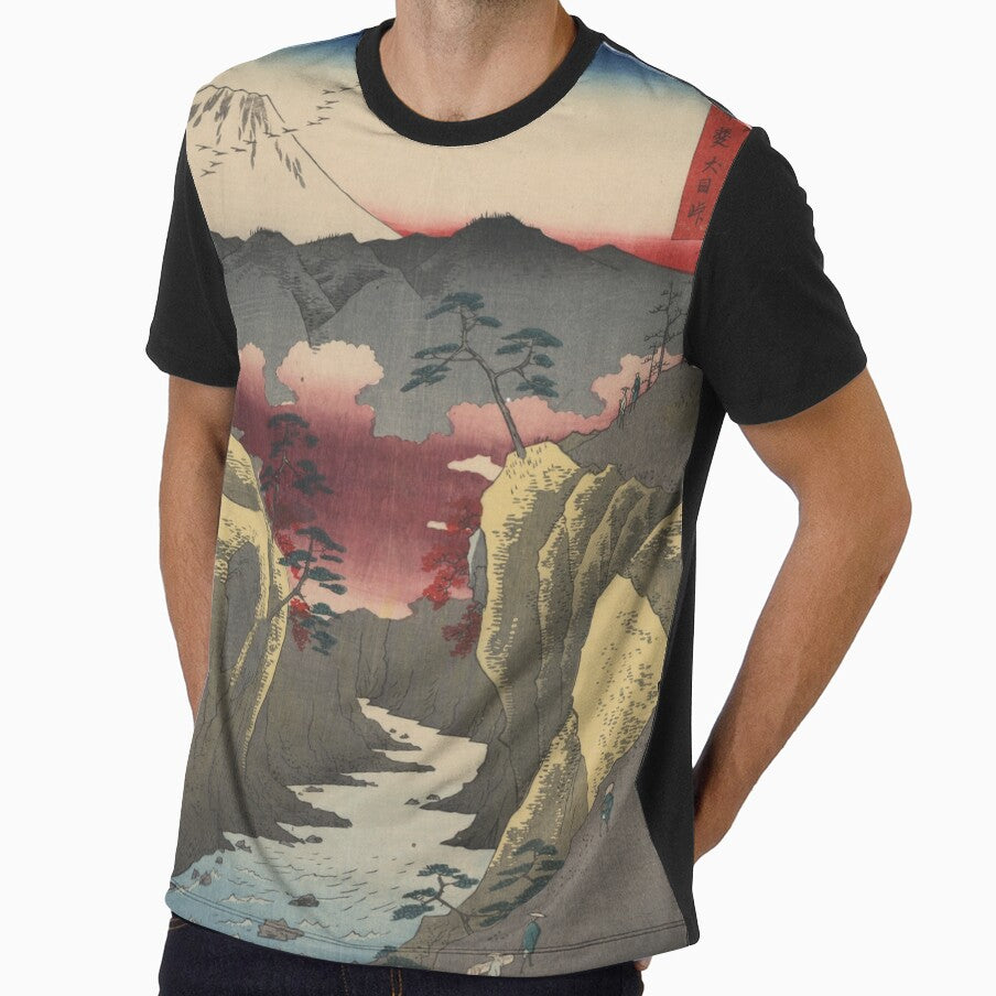 Hiroshige's Dog Eye Pass in Kai Province by mosfunky