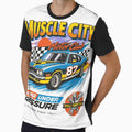 Muscle City Motor Club Racing Tee by Matinez Pink