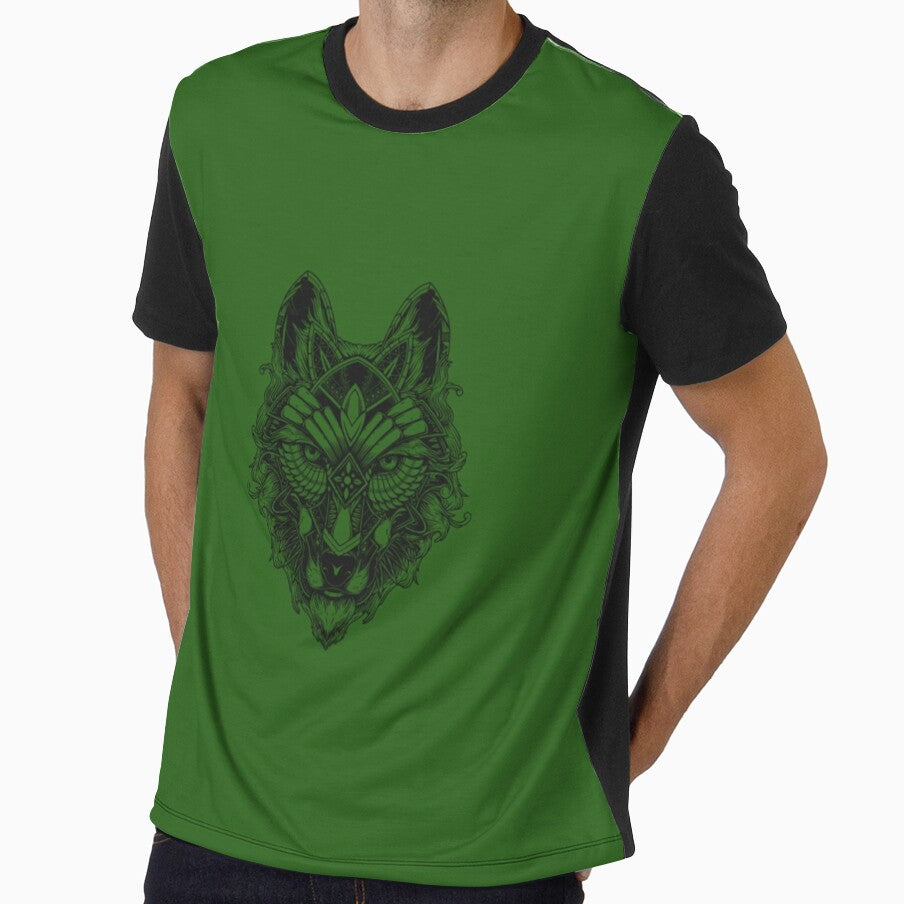Green wolf by HSEstore