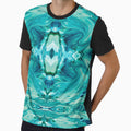 Symmetrical design in blue-turquoise 5.0 by Psilographics