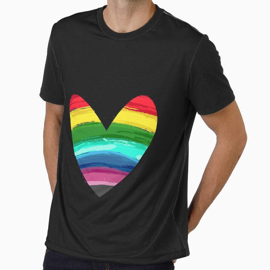 Rainbow Heart Premium Scoop by HanTingDA