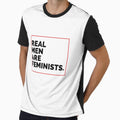 Real men are feminists. Feminist tshirt. by 4empowear