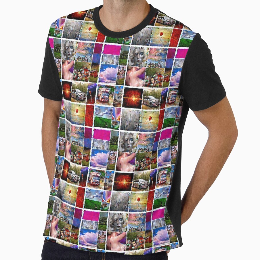 Art History Comes to Life: The Dynamic Collage Print [AI generated, AI art ] by 3ac-Arts