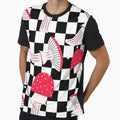 Mushroom Checkered Pattern by BettySpicer