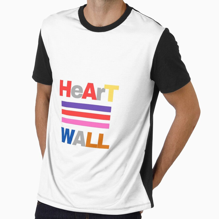 Heart Wall Cool Love Heart Graphic Valentines Day Men Women by Nopparatt