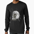 Taking On The Universe Astronaut Painting The Moon Unisex by manidala