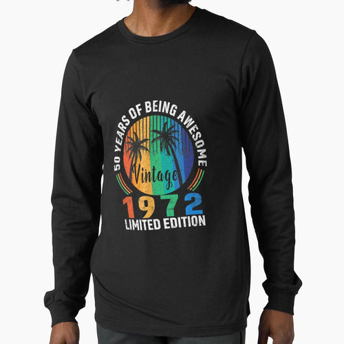 50th Birthday Vintage 1972 Limited Edition 50 Year Old by bessiey23