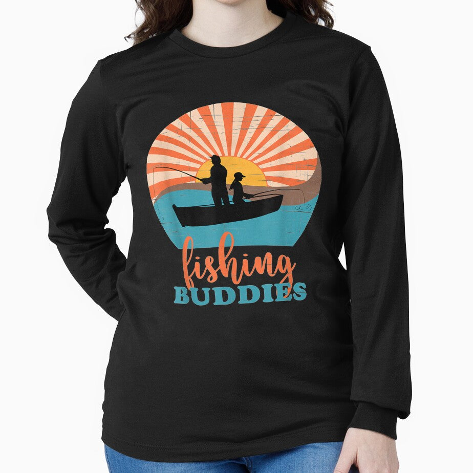 Fathers Day Fishing For Dad And Daughter Buddies Matching by maizreo