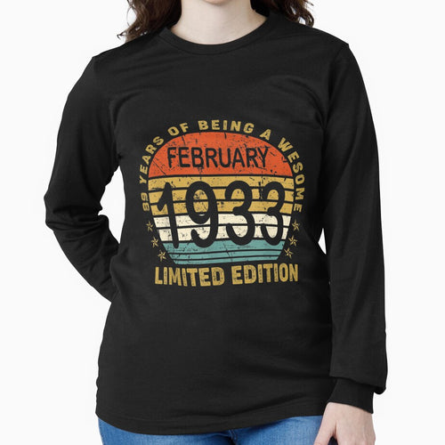 89 Year Old Gift February 1933 Limited Edition by laurenm233