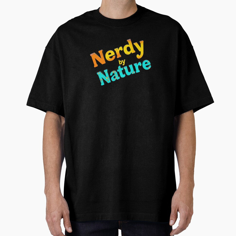 3D Vintage Nerdy by Nature – Fun Retro Varsity Nerd Gift by StemMerch247