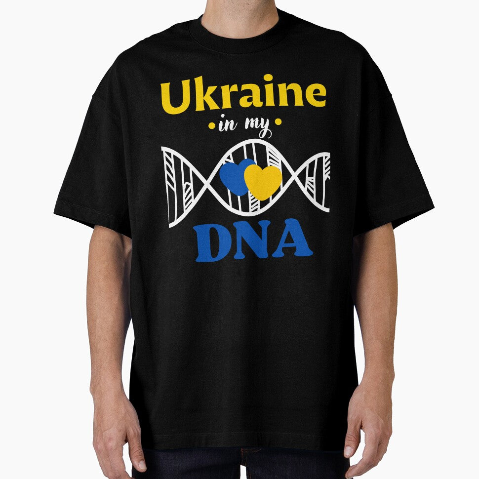 Ukraine Patriotic - Ukraine in my DNA by IdeaIllustrator