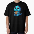 blauer Dino mit Schokokeks by Toms Tee