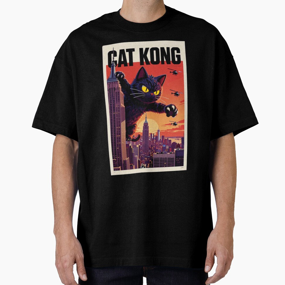 Cat Kong Funny Giant Cat Meme by VibeFactoryOfc