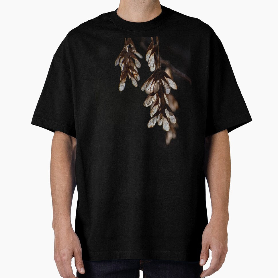 Hanging Maple Tree Seeds by Len Bomba