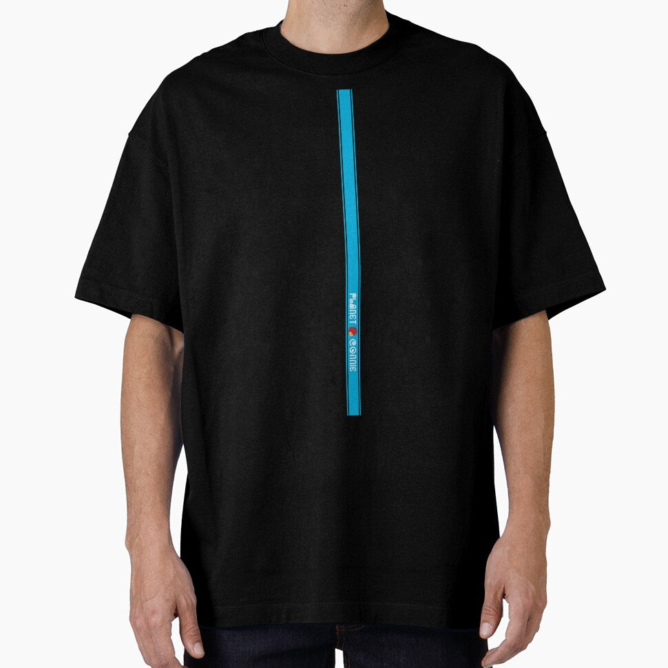 Planet Connie Blue Stripes by Frank Schuster