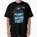 Planet before profit hand drawn mask artwork by Giovanni-c