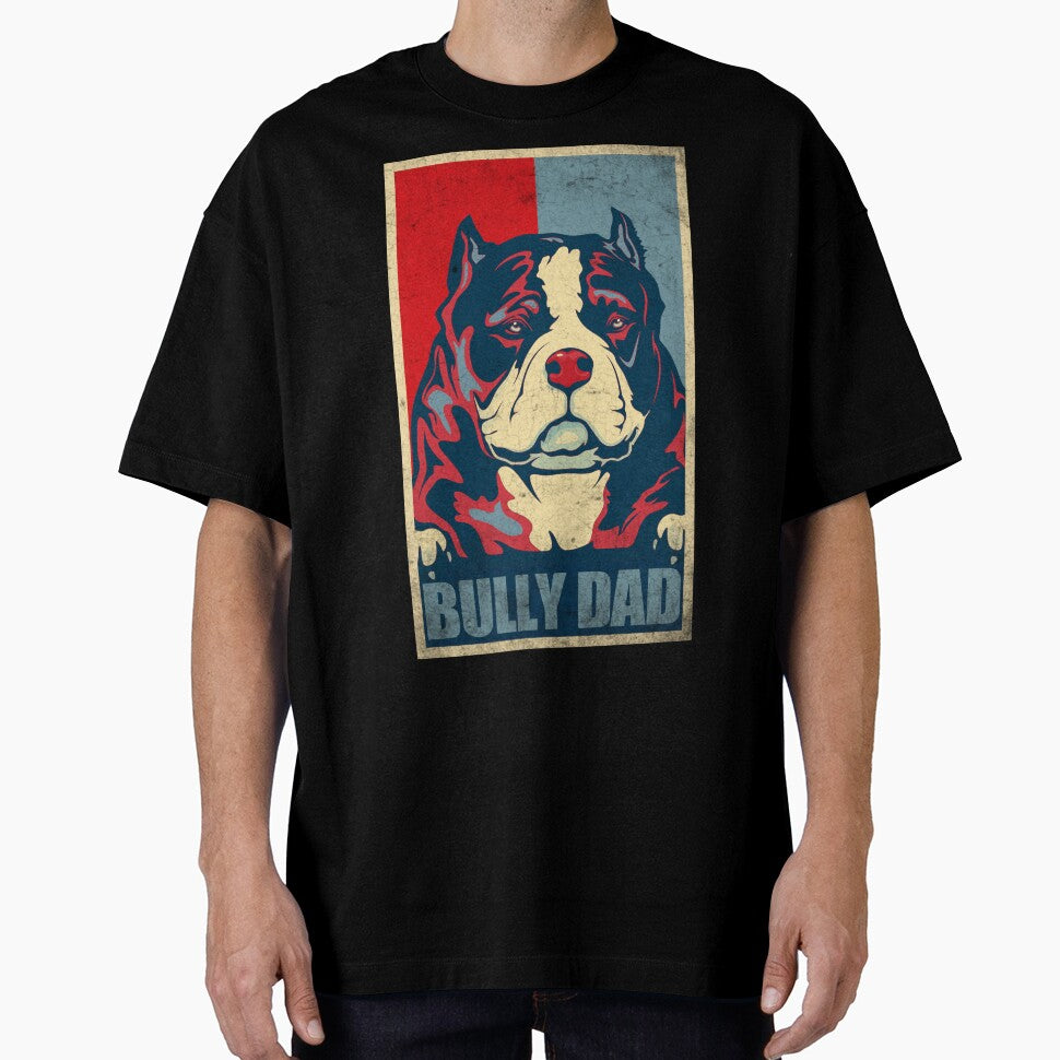 Dog Bully Dad - Vintage American Bully Dad by Africanob