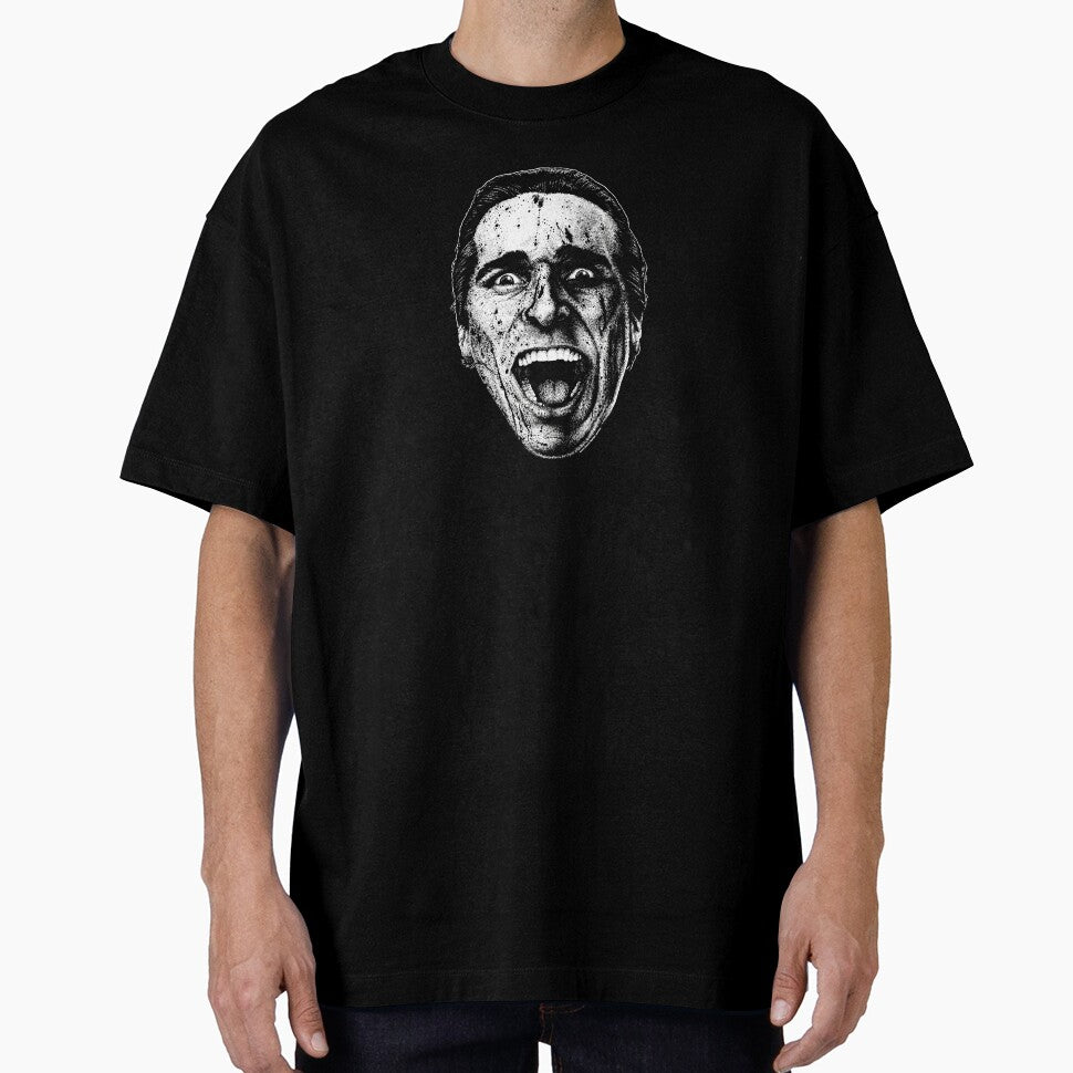 American Psycho Screaming Face Sketch Style by Adenahilton