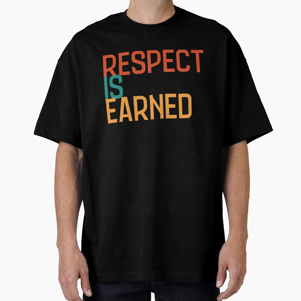 Respect Is Earned | Slogan tee | Minimalist | Vintage color by WycWycCo