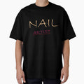 Nails artist shirt for girl boss nail salon near me t-shirt by ich-imad