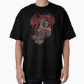 Demon Rider – Dark Motorcycle Streetwear Design by TwoWheels-shop