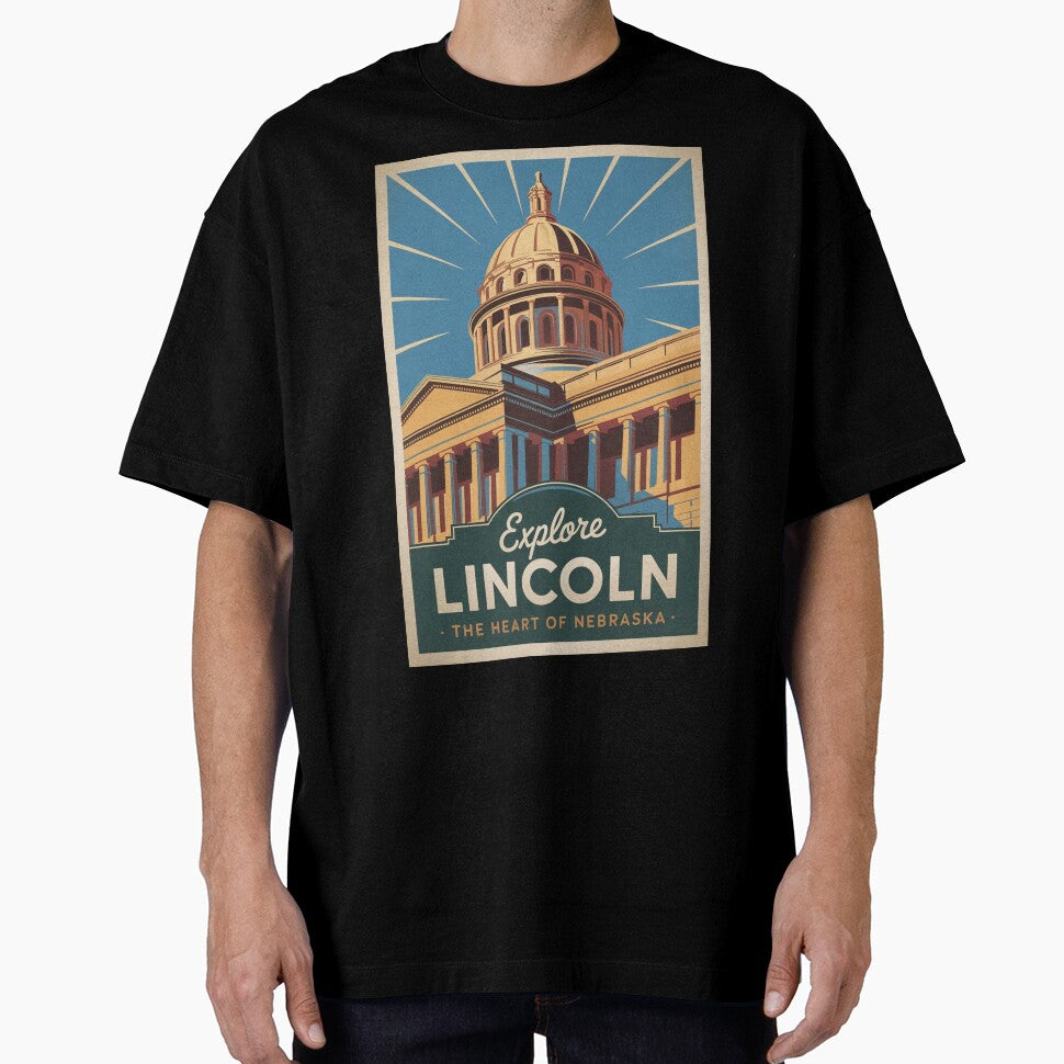 Lincoln Vintage Travel Poster by TravelerRat