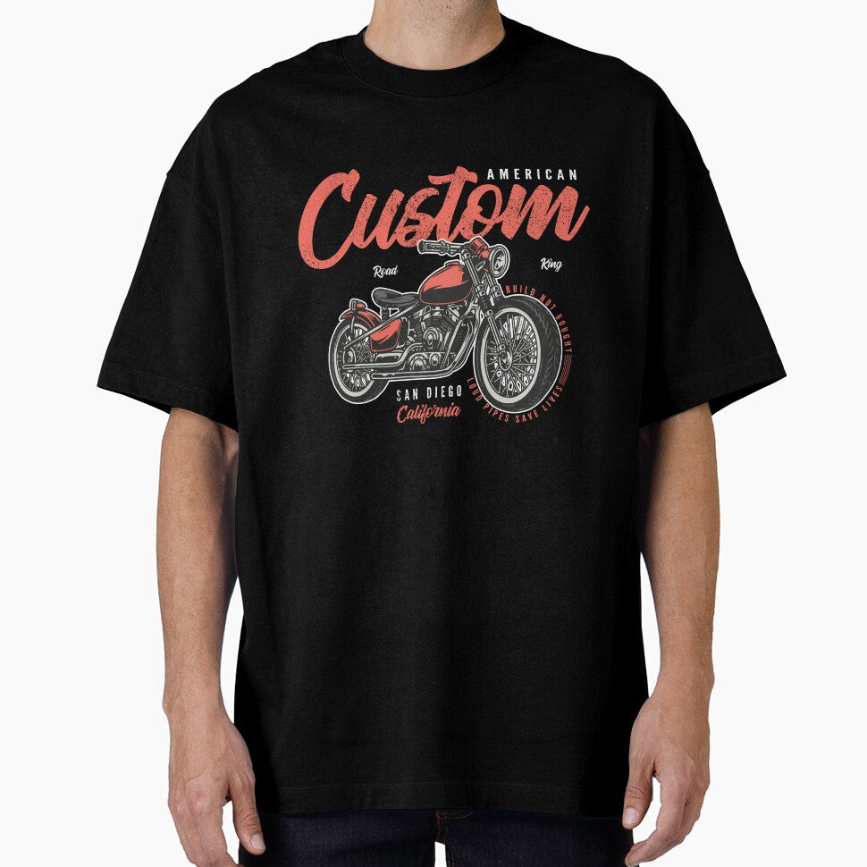 Custom American Motorbike Classic Vintage San Diego California Motorcycle Shirt Biker Gift by Loyaltees Apparel