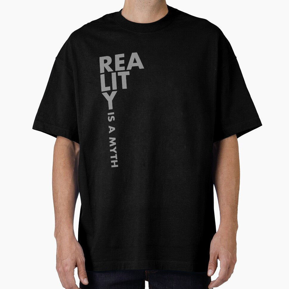 Reality is a Myth - Bold Grey Typography by RedCaterpillar