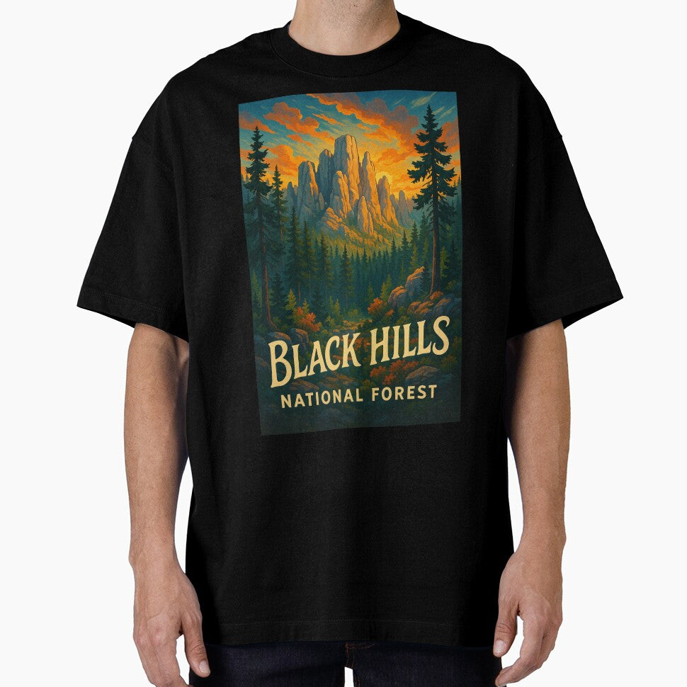Black Hills National Forest – South Dakota Peaks and Pines at Dawn by Aryabek