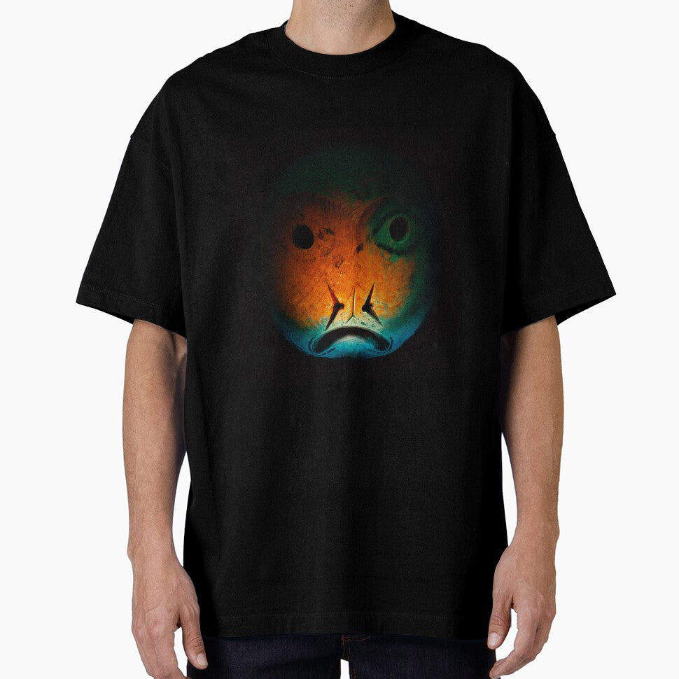 Colorful, Lonely, Face Emerging from the Darkness: A Northwest Native Art Piece by Spirit-World