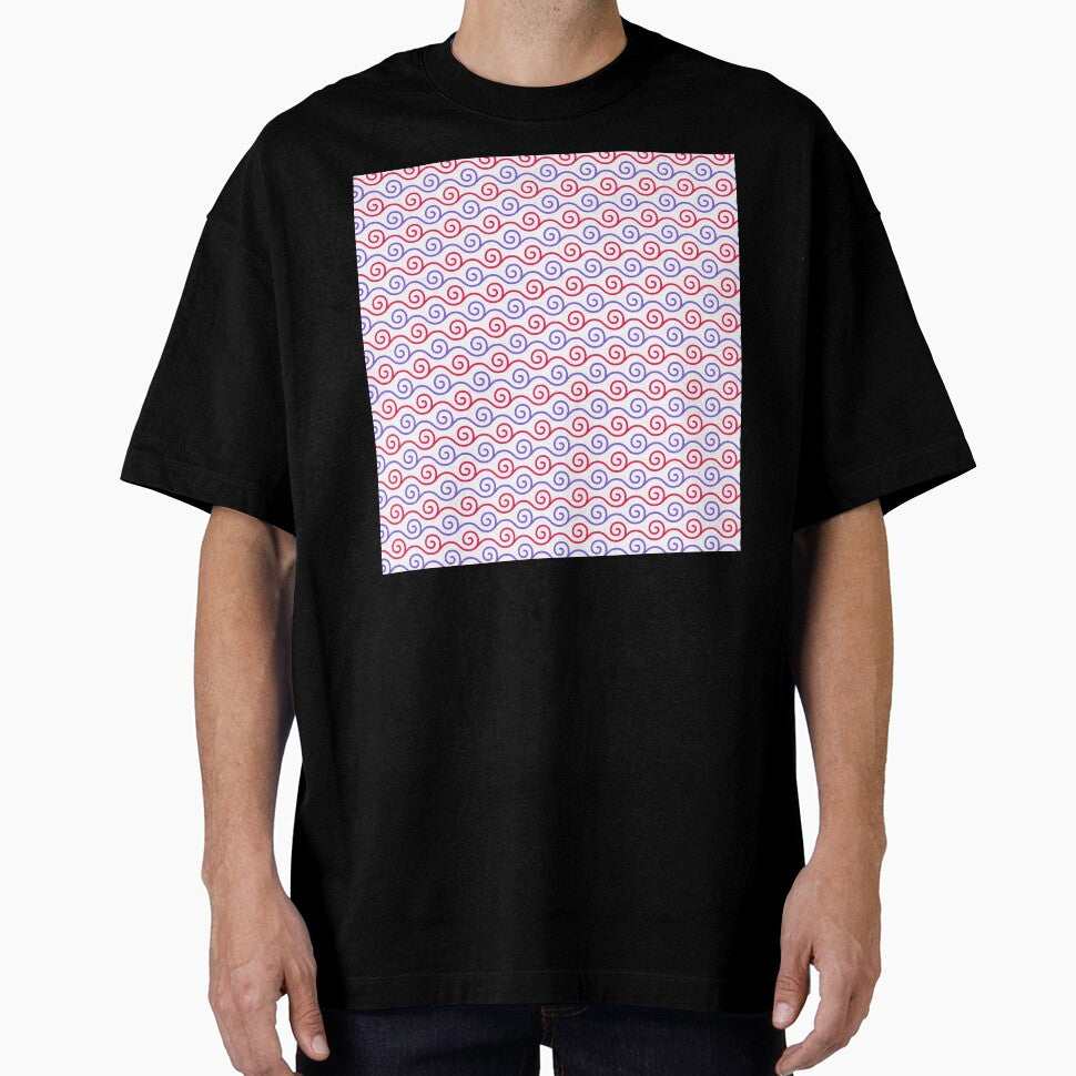 Pink and Purple Spiral Line Pattern Design by Abdulra7man369