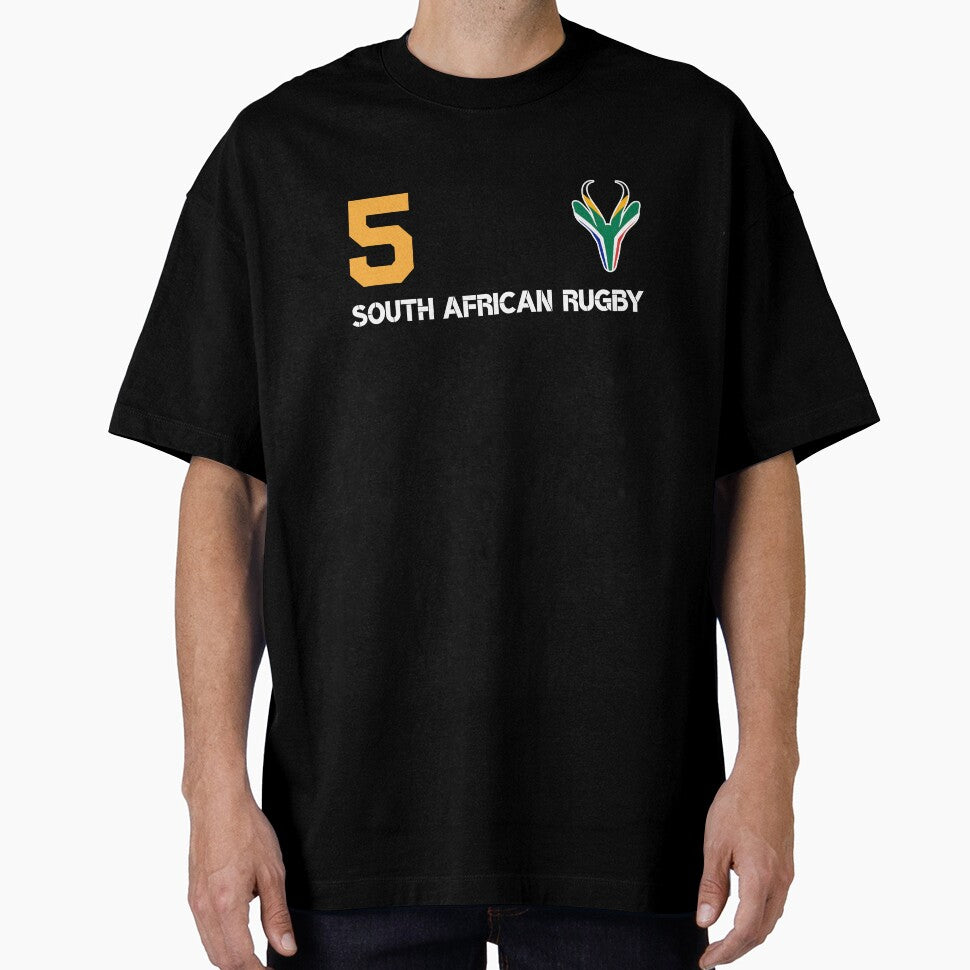 Rugby Number Five South African Fan by d247