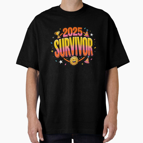 2025 Survivor Funny Typography Badge Design by optimusprime39