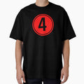 Big Red Dot Number 4 by NECHSTORE