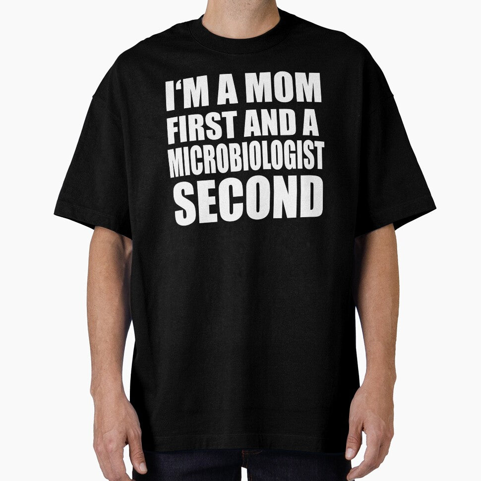 I'm a mom and a microbiologist funny graphical text by RoguePixel