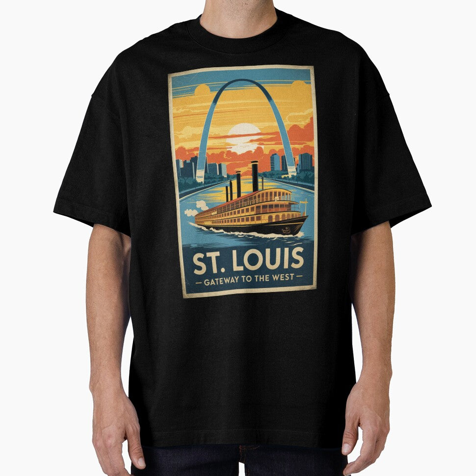 St. Louis Vintage Travel Poster by TravelerRat
