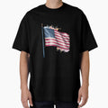 American Flag Vintage Style – Patriotic USA Artwork by artedigital99