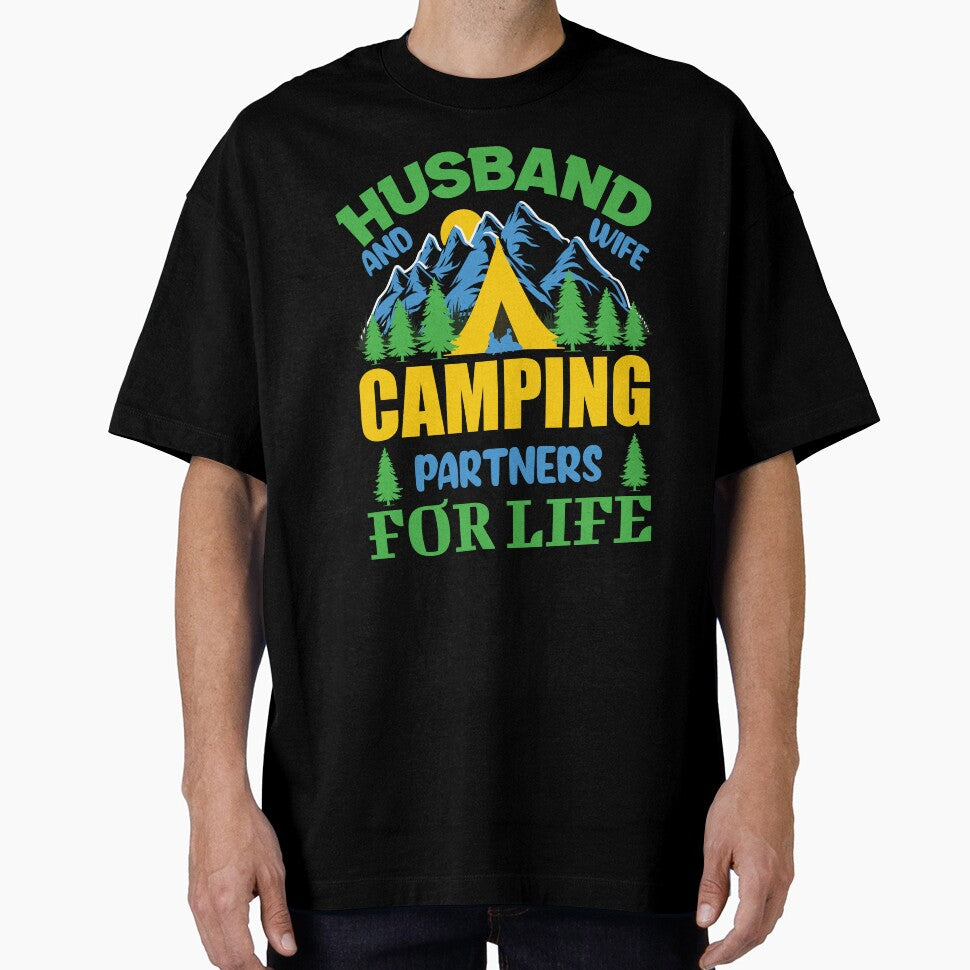 Camp Couple Husband and Wife Camping Partners for Life Camping by SweetbeStore