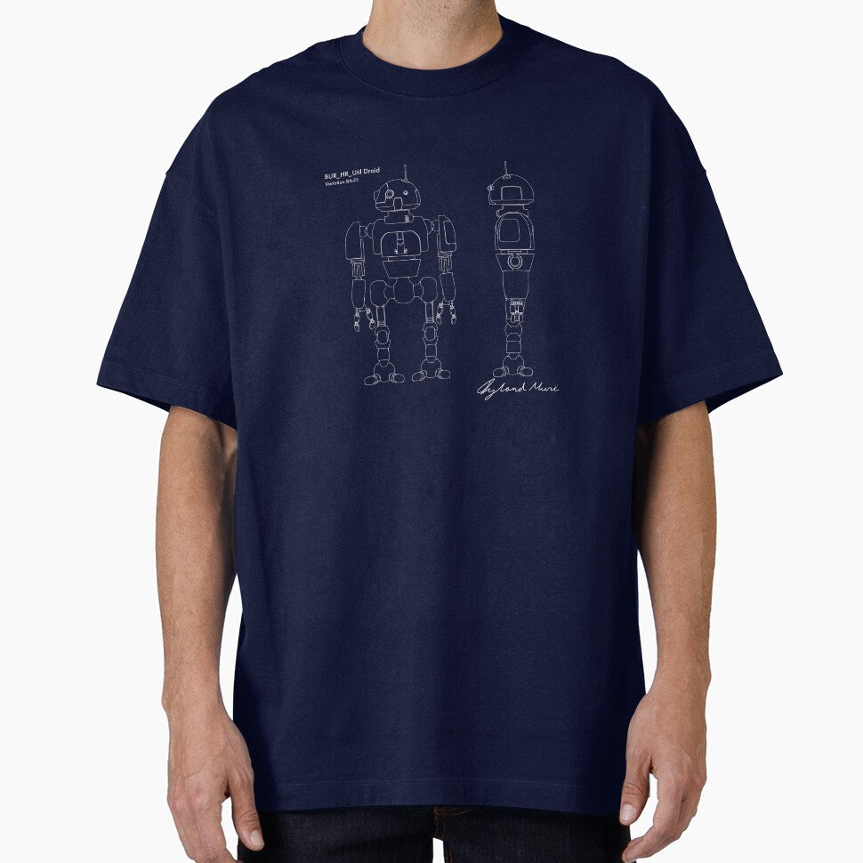 Utility Robot V BA-01 blueprint - Prints & T-shirt by iylandmoncee