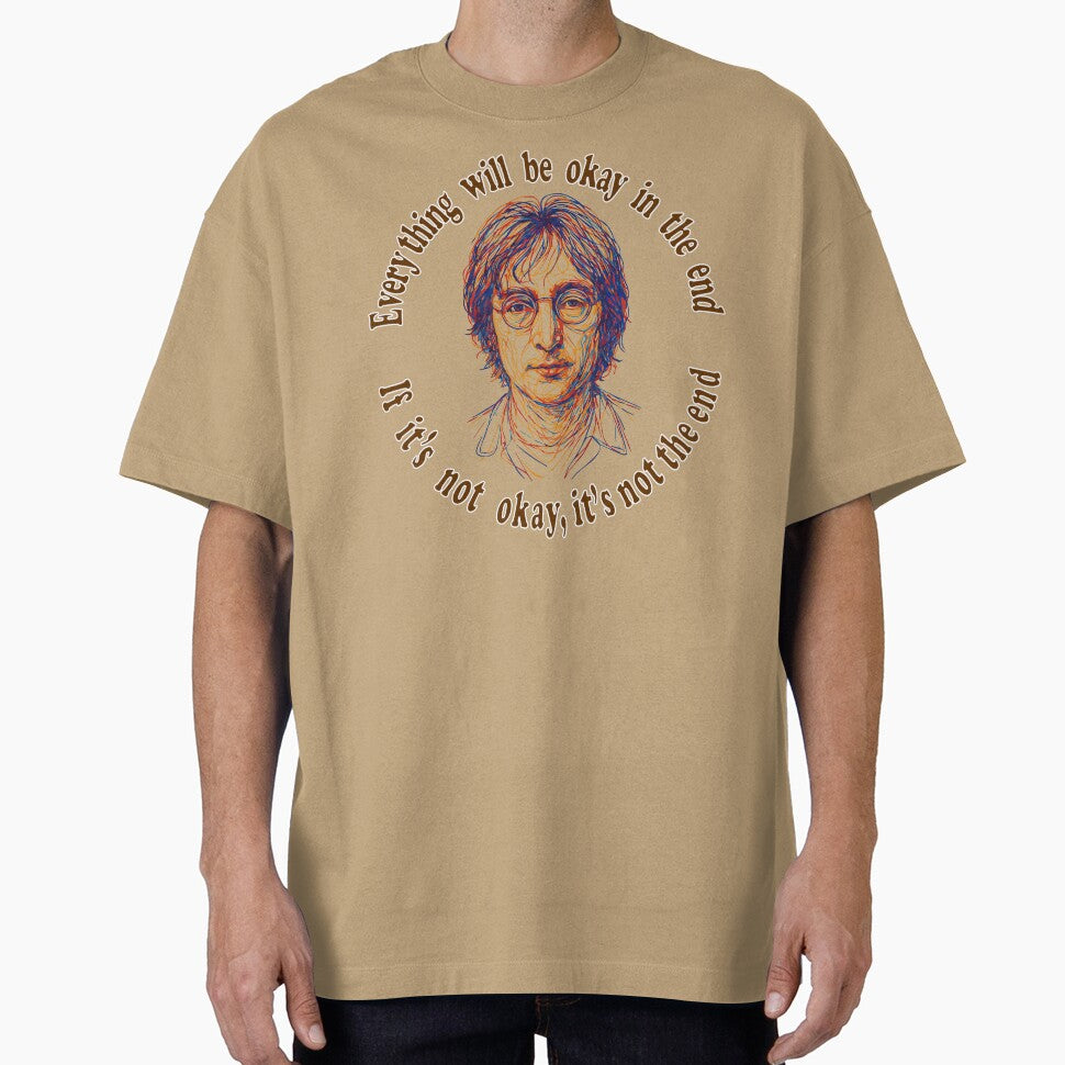 John Lennon quote art inspirational quote by Trendlurk