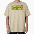 Vintage Distressed Ink Aloha Yellow Floral Banner by sunnthreads