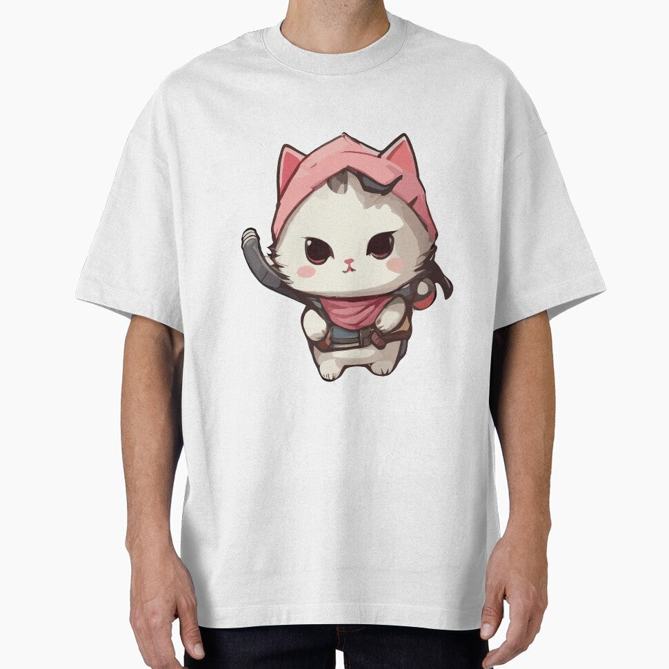cute kawaii ninja cat girl by DunuStore