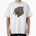 Luxury Ornamental Wildlife Falcon for T-Shirts, Hoodies, Stickers & Print-on-Demand by Mnrrstudio