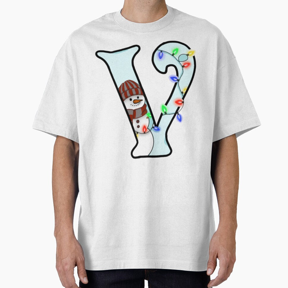 Holiday themed letter V by Artistkhg